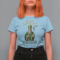 Saint Patrick Ora Pro Nobis T Shirt For Women Irish Christian Prayer