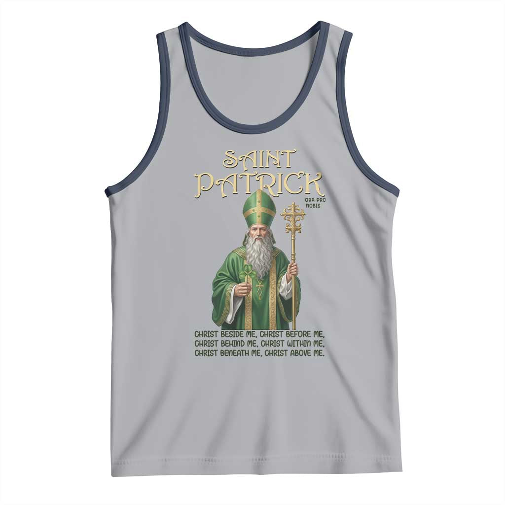 Saint Patrick Ora Pro Nobis Tank Top Irish Christian Prayer