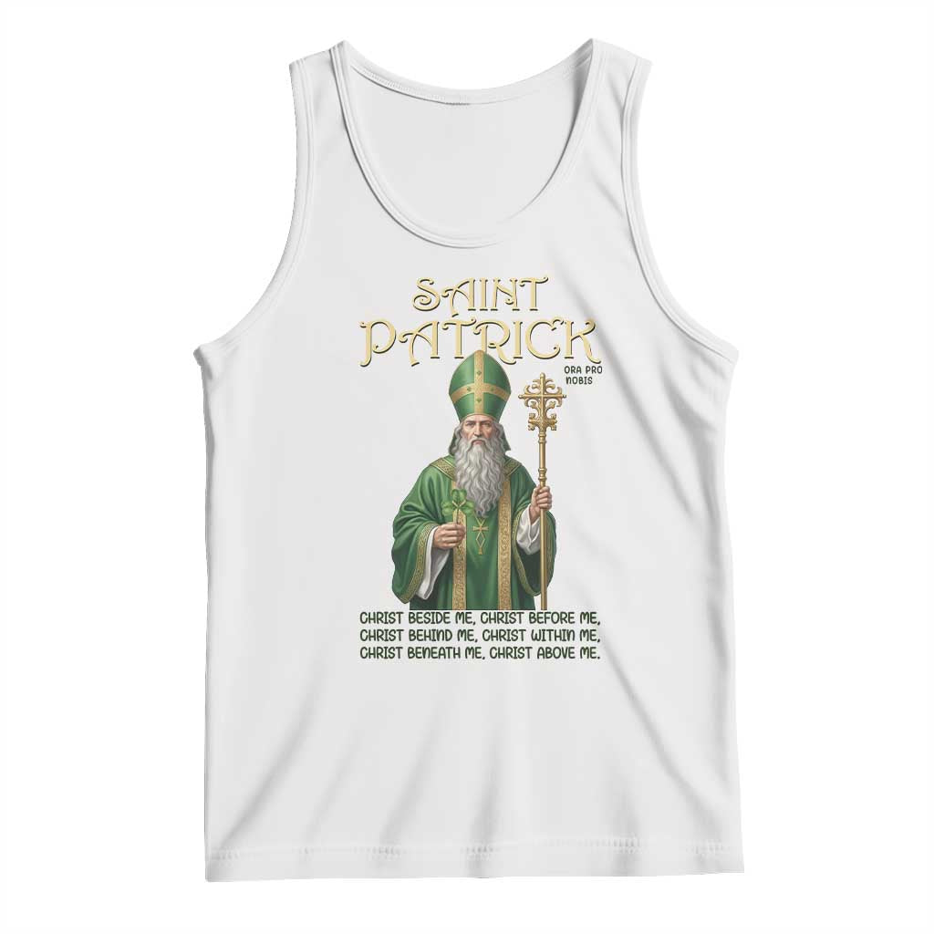 Saint Patrick Ora Pro Nobis Tank Top Irish Christian Prayer