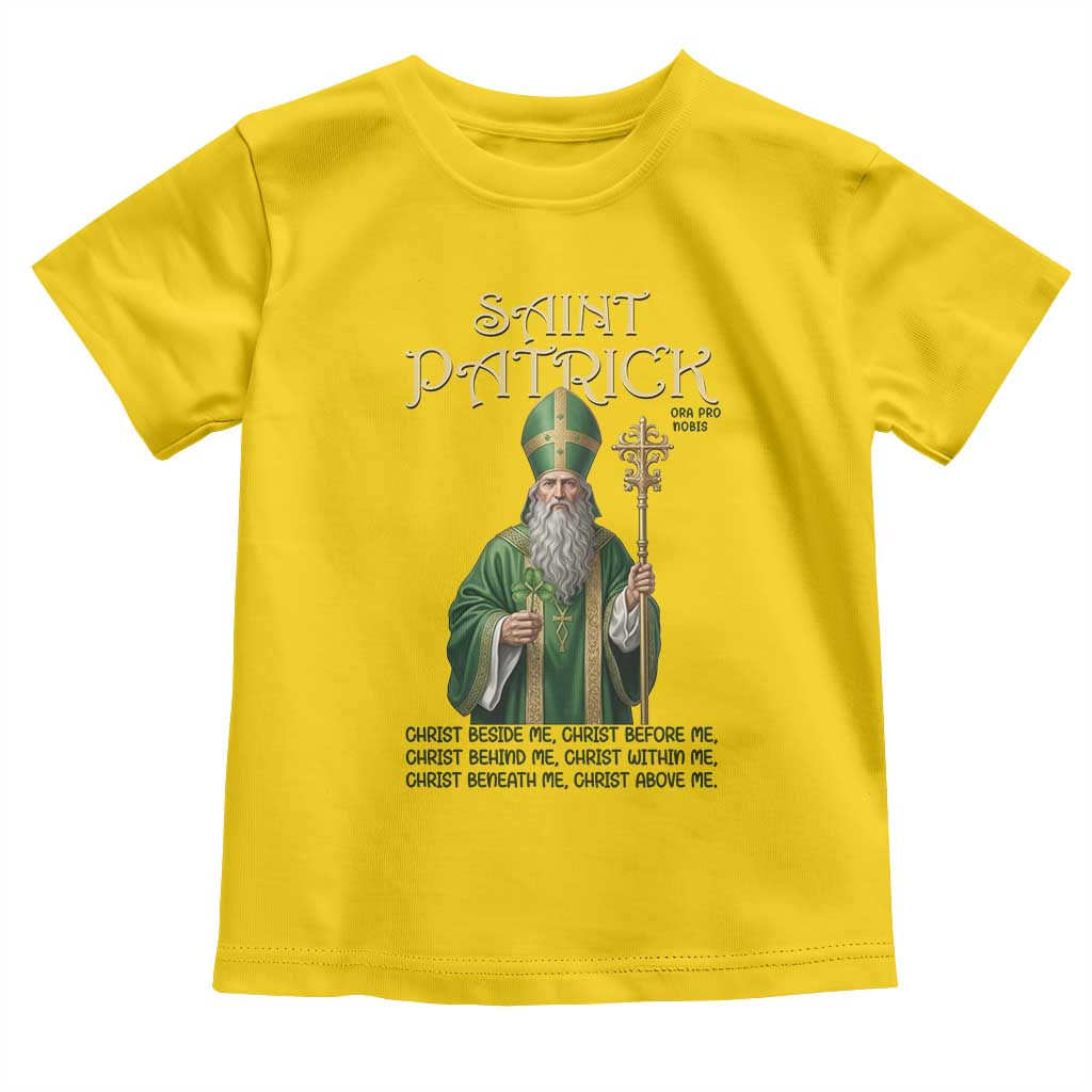Saint Patrick Ora Pro Nobis Toddler T Shirt Irish Christian Prayer