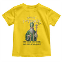 Saint Patrick Ora Pro Nobis Toddler T Shirt Irish Christian Prayer
