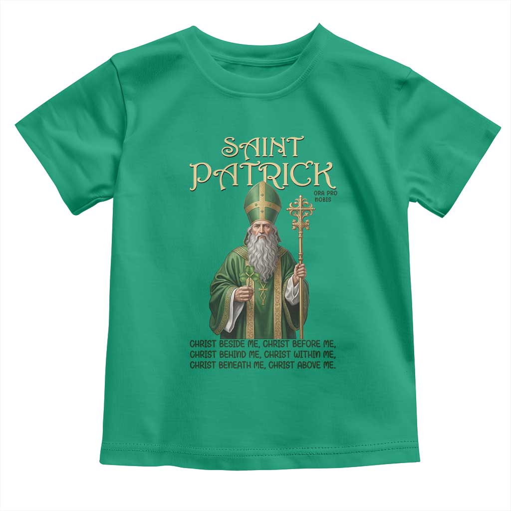 Saint Patrick Ora Pro Nobis Toddler T Shirt Irish Christian Prayer