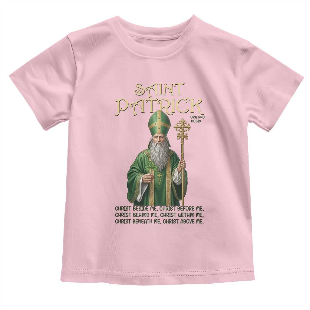 Saint Patrick Ora Pro Nobis Toddler T Shirt Irish Christian Prayer