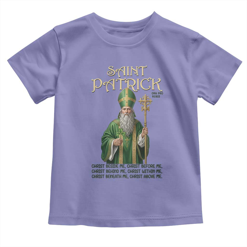 Saint Patrick Ora Pro Nobis Toddler T Shirt Irish Christian Prayer