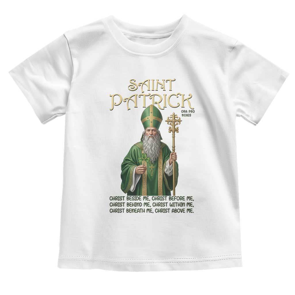 Saint Patrick Ora Pro Nobis Toddler T Shirt Irish Christian Prayer