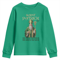 Saint Patrick Ora Pro Nobis Youth Sweatshirt Irish Christian Prayer