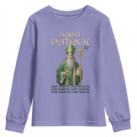 Saint Patrick Ora Pro Nobis Youth Sweatshirt Irish Christian Prayer