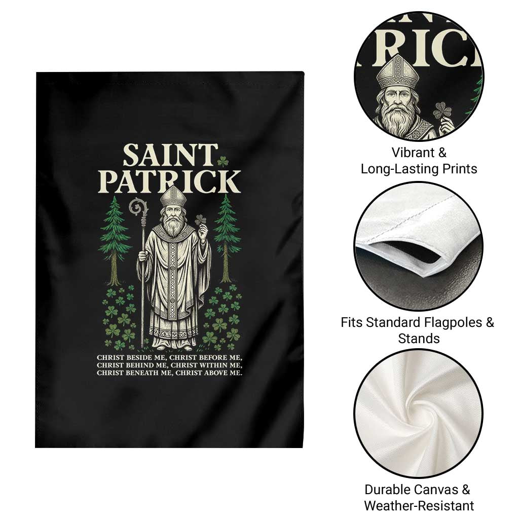 Saint Patrick Breastplate Prayer Garden Flag Irish Christian Gift