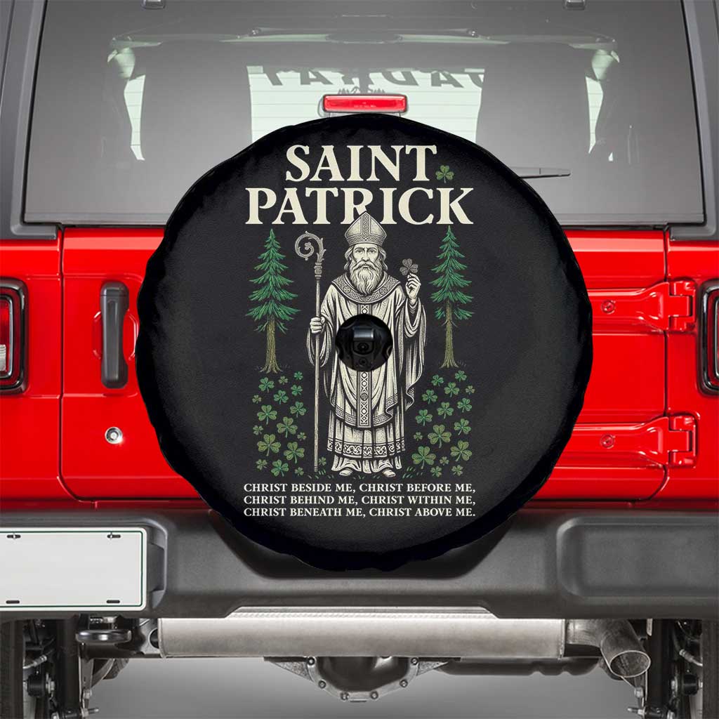 Saint Patrick Breastplate Prayer Spare Tire Cover Irish Christian Gift