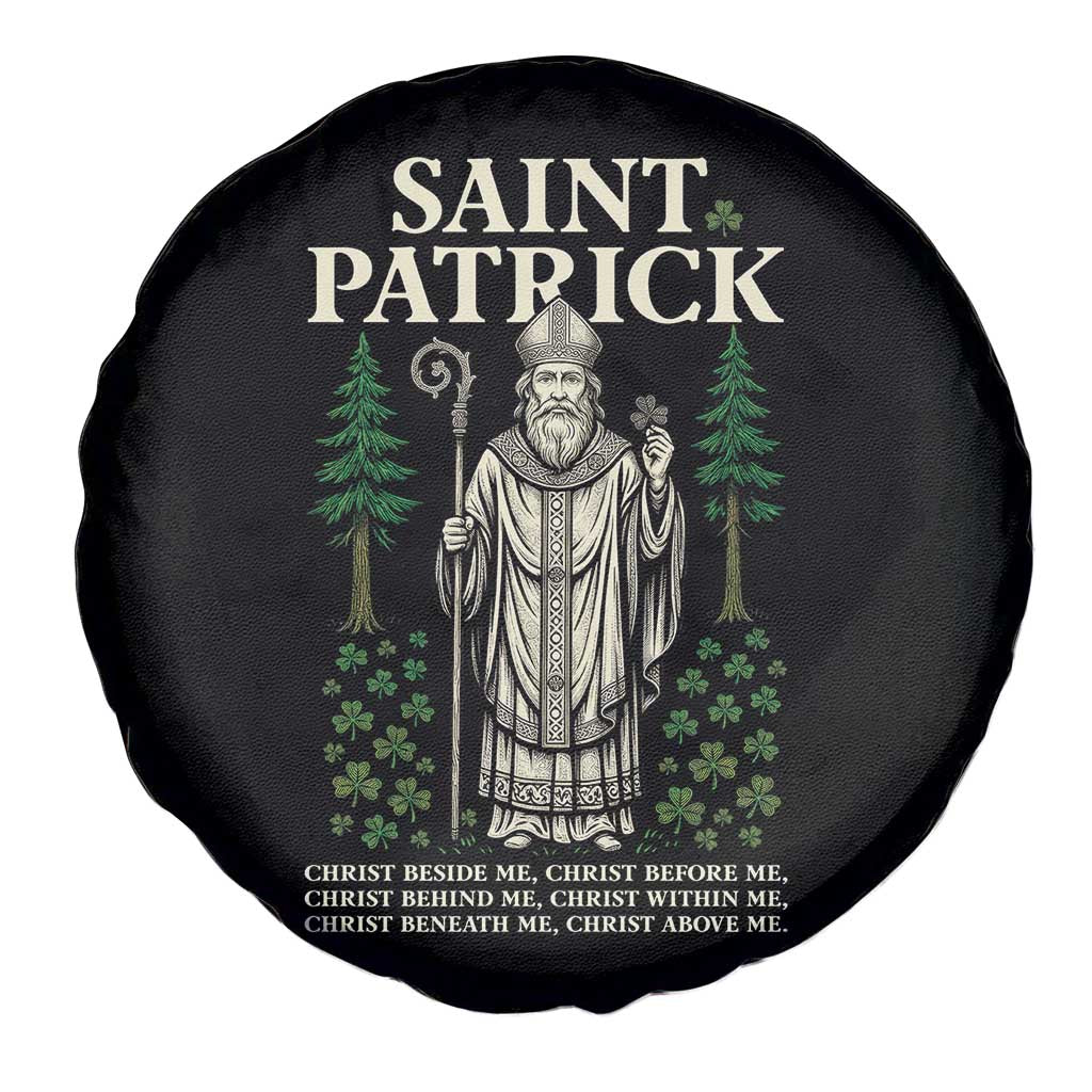 Saint Patrick Breastplate Prayer Spare Tire Cover Irish Christian Gift