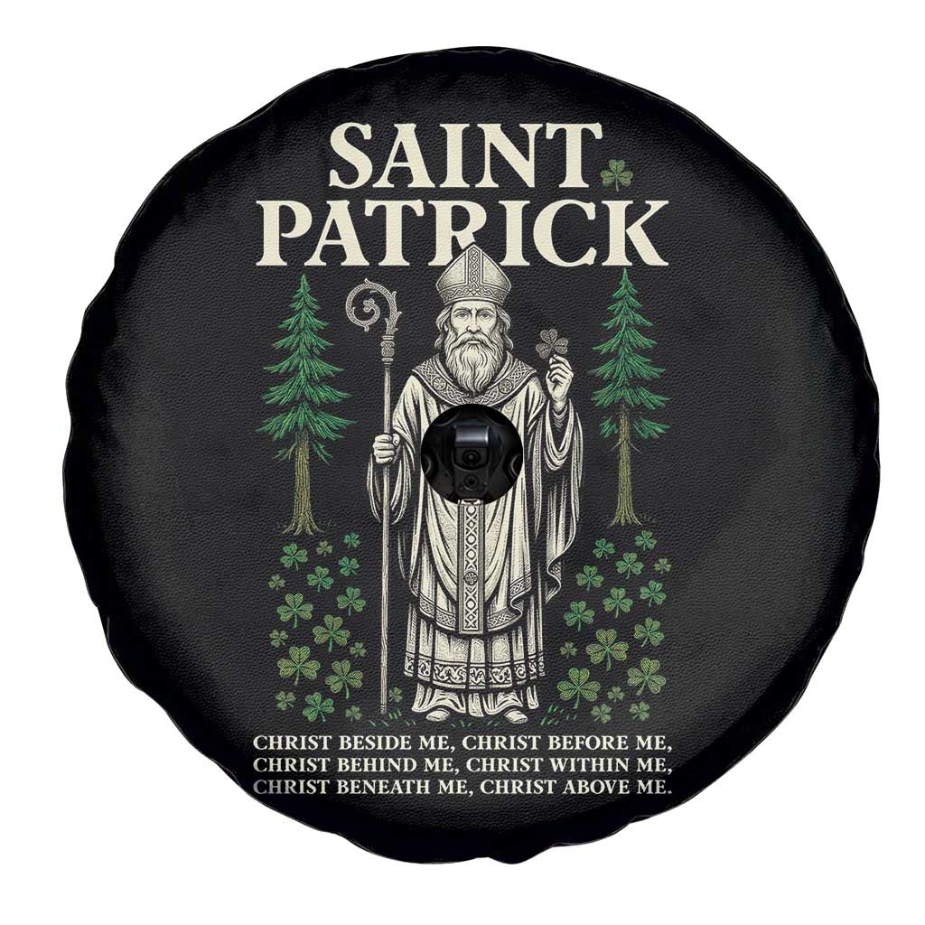 Saint Patrick Breastplate Prayer Spare Tire Cover Irish Christian Gift