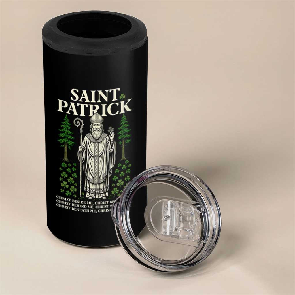 Saint Patrick Breastplate Prayer 4 in 1 Can Cooler Tumbler Irish Christian Gift