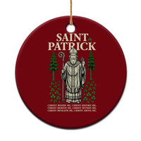 Saint Patrick Breastplate Prayer Ceramic Ornament Irish Christian Gift