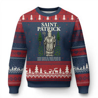 Saint Patrick Breastplate Prayer Ugly Christmas Sweater Irish Christian Gift