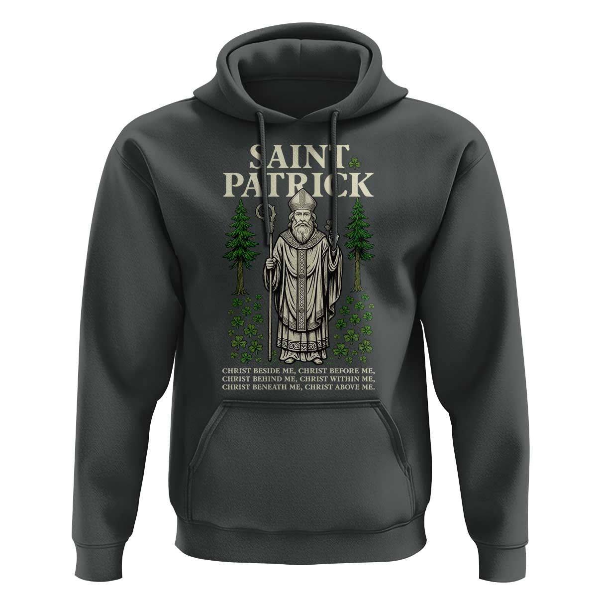 Saint Patrick Breastplate Prayer Hoodie Irish Christian Gift