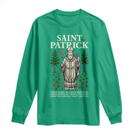 Saint Patrick Breastplate Prayer Long Sleeve Shirt Irish Christian Gift