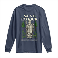 Saint Patrick Breastplate Prayer Long Sleeve Shirt Irish Christian Gift