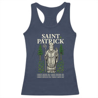 Saint Patrick Breastplate Prayer Racerback Tank Top Irish Christian Gift