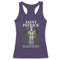 Saint Patrick Breastplate Prayer Racerback Tank Top Irish Christian Gift
