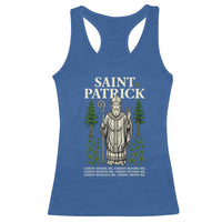 Saint Patrick Breastplate Prayer Racerback Tank Top Irish Christian Gift