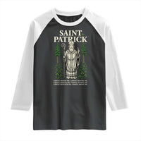 Saint Patrick Breastplate Prayer Raglan Shirt Irish Christian Gift