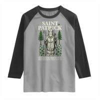 Saint Patrick Breastplate Prayer Raglan Shirt Irish Christian Gift