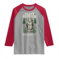 Saint Patrick Breastplate Prayer Raglan Shirt Irish Christian Gift