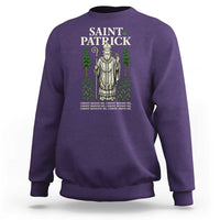 Saint Patrick Breastplate Prayer Sweatshirt Irish Christian Gift