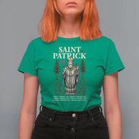 Saint Patrick Breastplate Prayer T Shirt For Women Irish Christian Gift