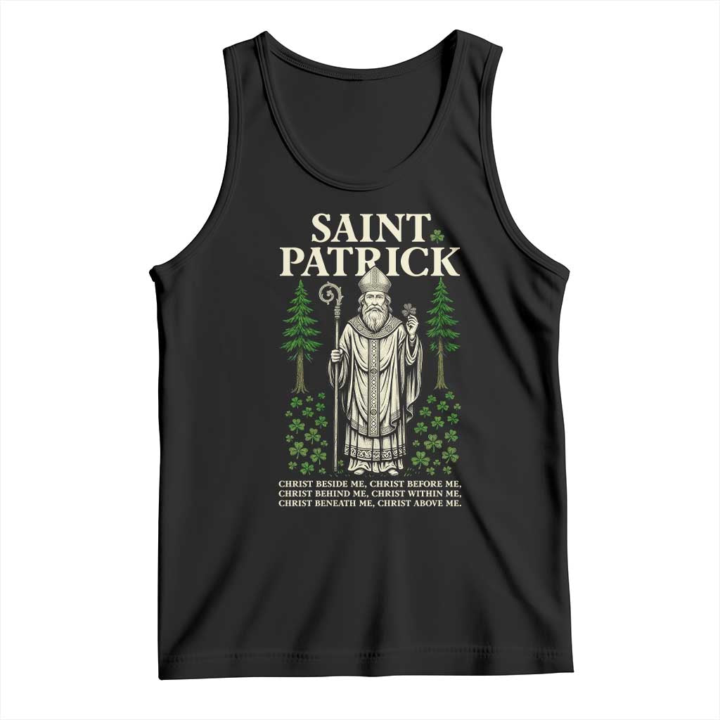 Saint Patrick Breastplate Prayer Tank Top Irish Christian Gift