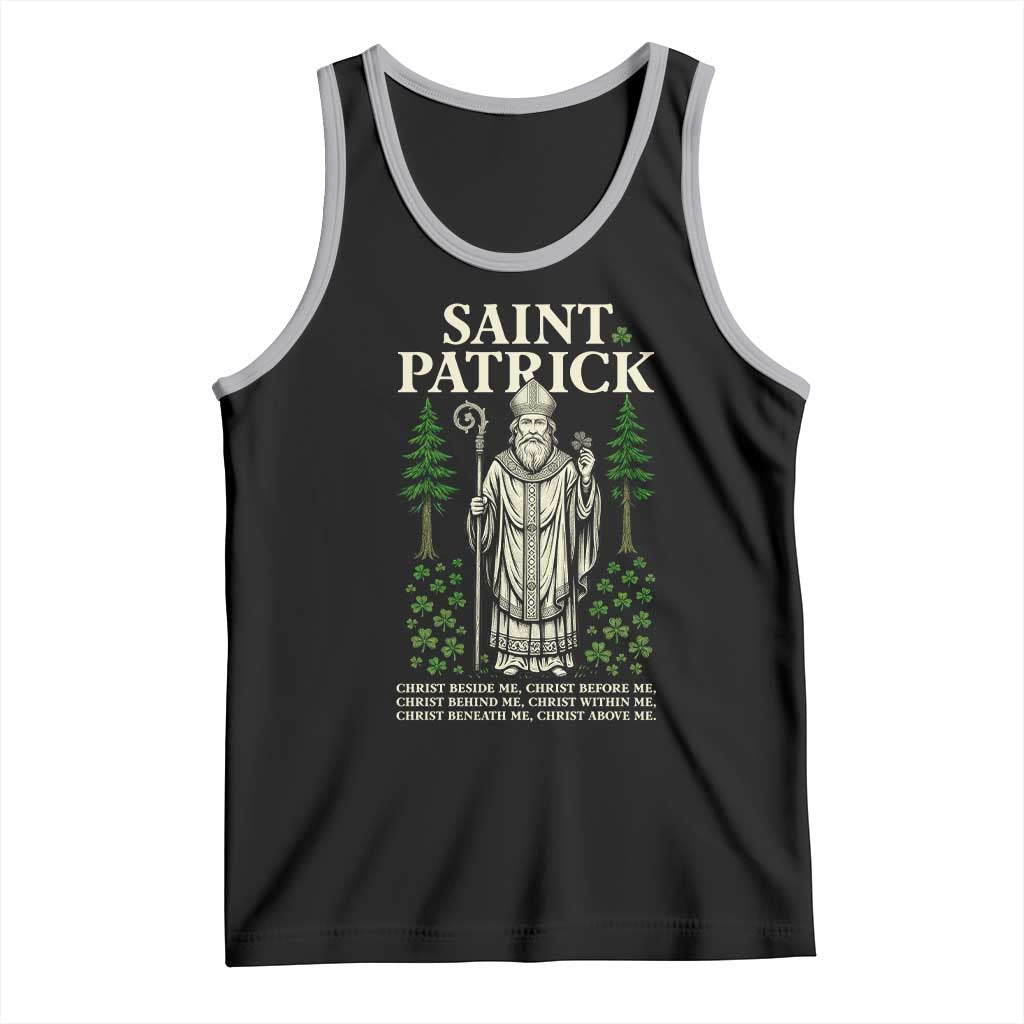 Saint Patrick Breastplate Prayer Tank Top Irish Christian Gift
