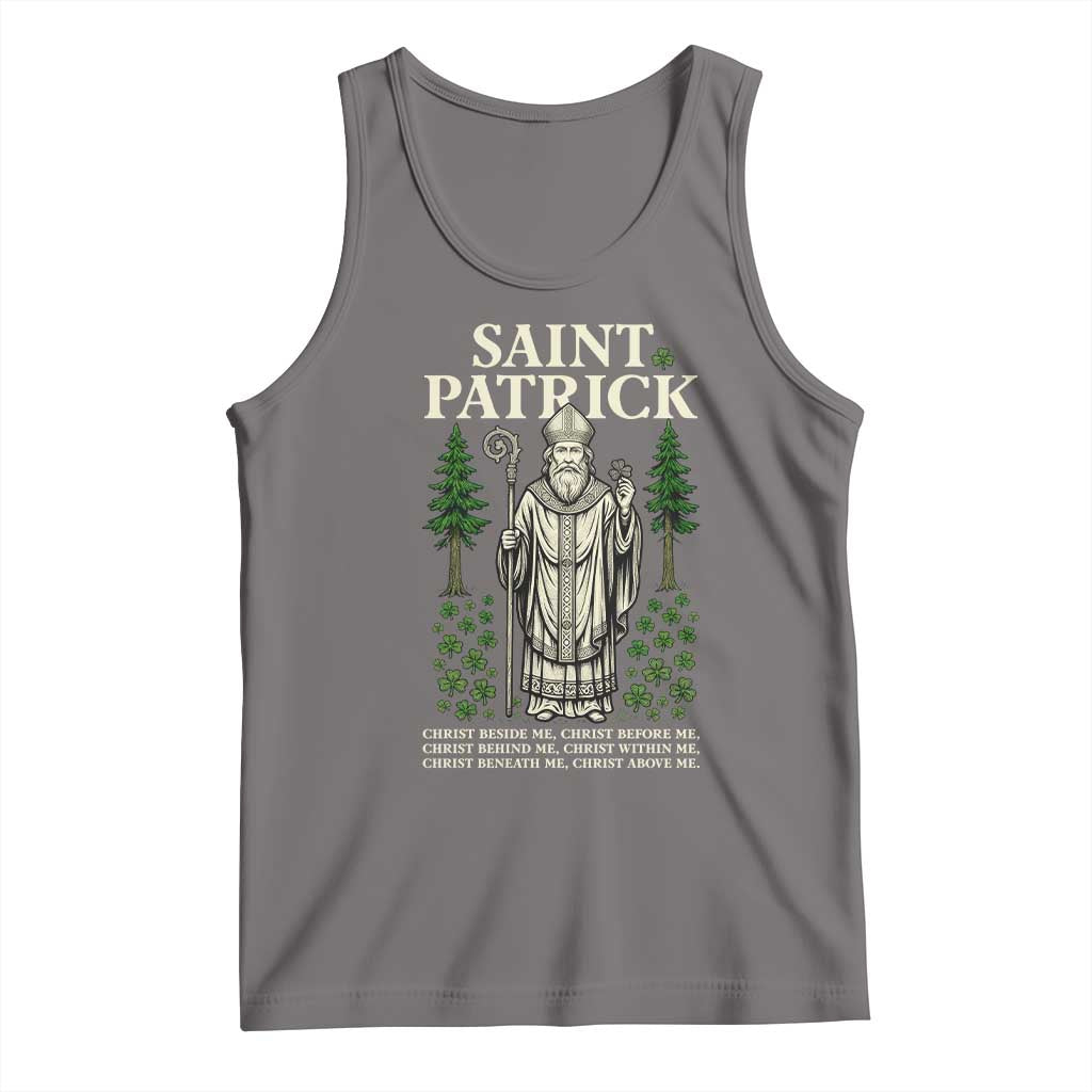 Saint Patrick Breastplate Prayer Tank Top Irish Christian Gift