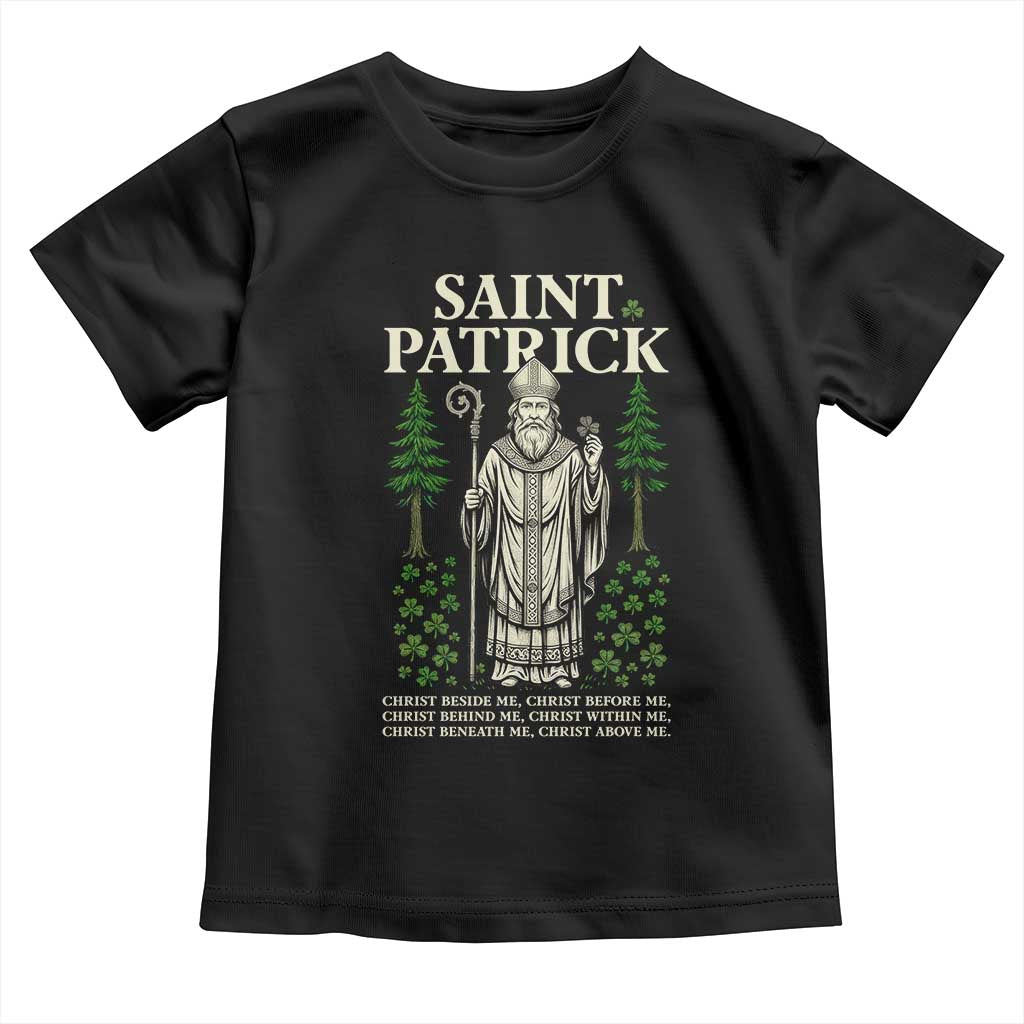 Saint Patrick Breastplate Prayer Toddler T Shirt Irish Christian Gift