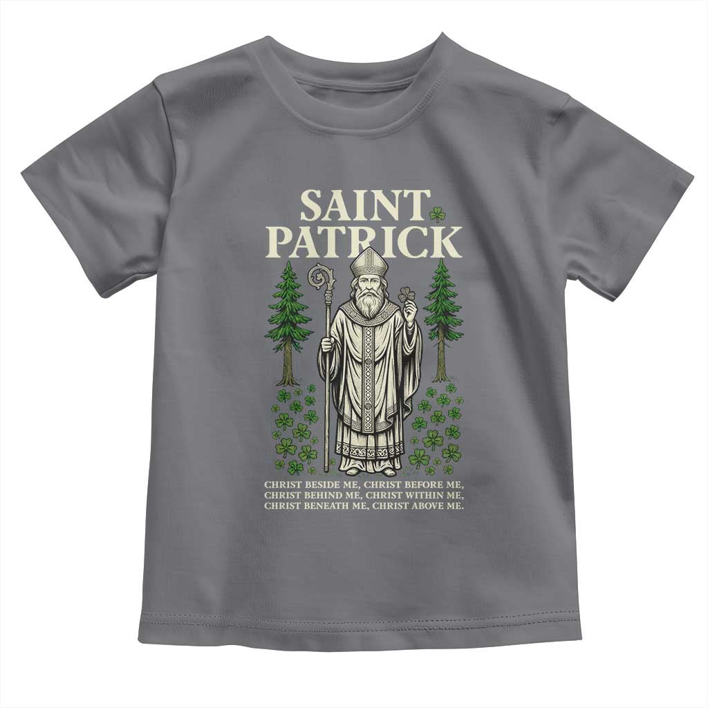 Saint Patrick Breastplate Prayer Toddler T Shirt Irish Christian Gift