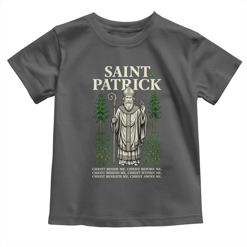 Saint Patrick Breastplate Prayer Toddler T Shirt Irish Christian Gift