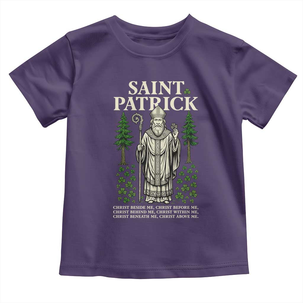 Saint Patrick Breastplate Prayer Toddler T Shirt Irish Christian Gift