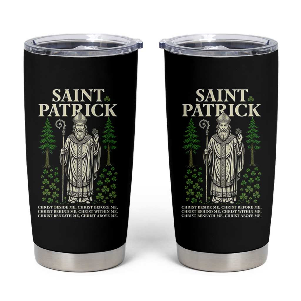 Saint Patrick Breastplate Prayer Tumbler Cup Irish Christian Gift