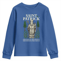 Saint Patrick Breastplate Prayer Youth Sweatshirt Irish Christian Gift