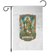 Funny Saint Patrick Go'n Git Snake Garden Flag St Patricks Day
