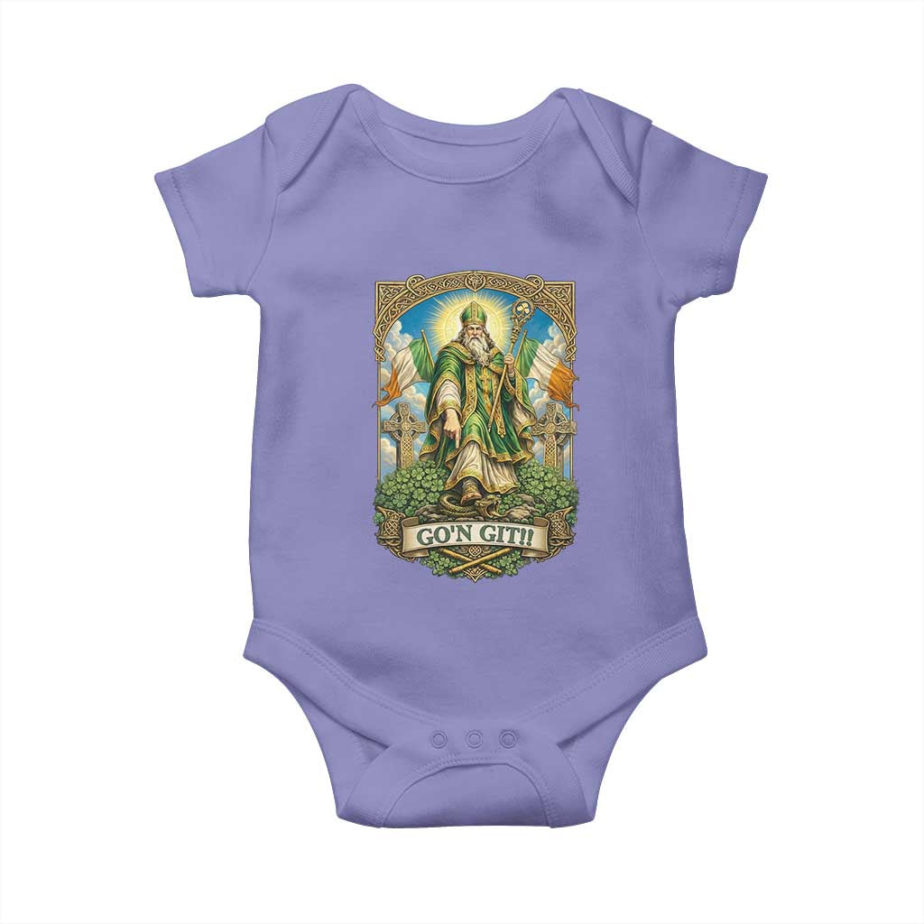 Funny Saint Patrick Go'n Git Snake Baby Onesie St Patricks Day