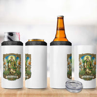 Funny Saint Patrick Go'n Git Snake 4 in 1 Can Cooler Tumbler St Patricks Day