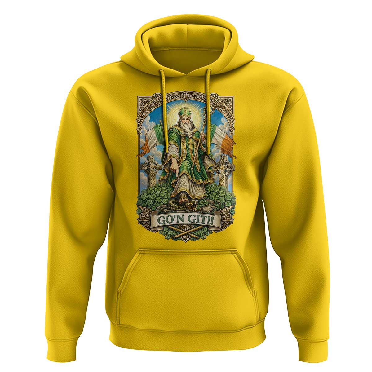 Funny Saint Patrick Go'n Git Snake Hoodie St Patricks Day