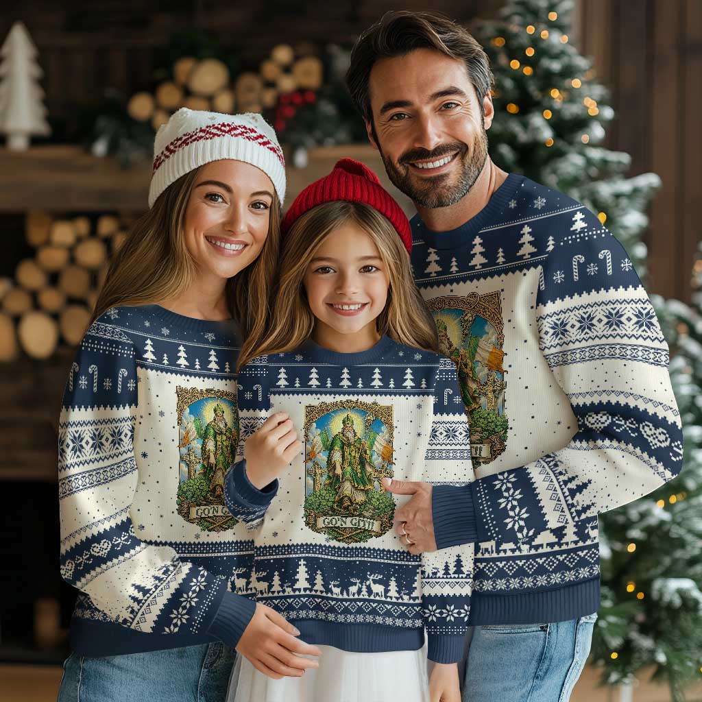 Funny Saint Patrick Go'n Git Snake Ugly Christmas Sweater St Patricks Day
