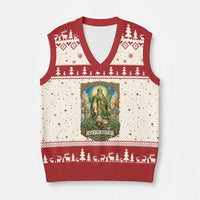 Funny Saint Patrick Go'n Git Snake V-Neck Knit Sweater Vest St Patricks Day