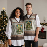 Funny Saint Patrick Go'n Git Snake V-Neck Knit Sweater Vest St Patricks Day