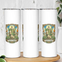 Funny Saint Patrick Go'n Git Snake Skinny Tumbler St Patricks Day