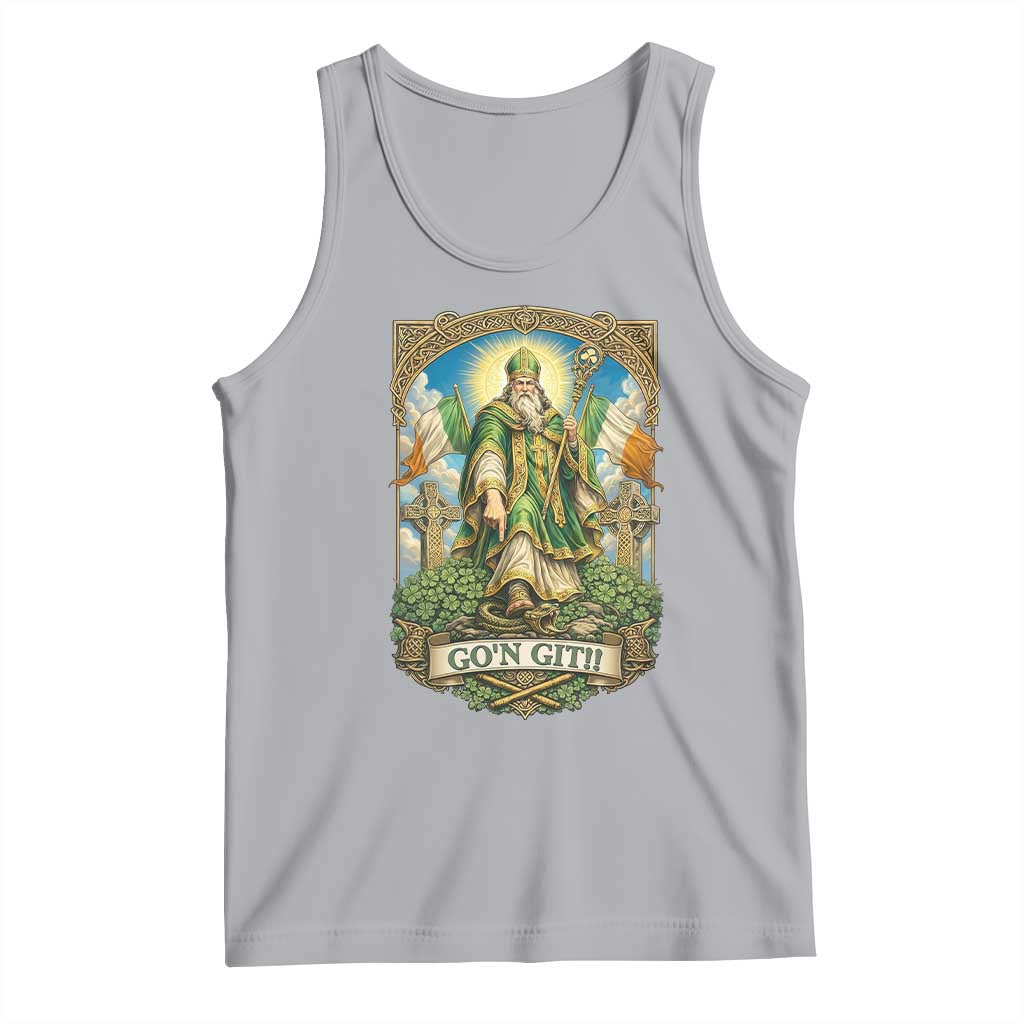 Funny Saint Patrick Go'n Git Snake Tank Top St Patricks Day