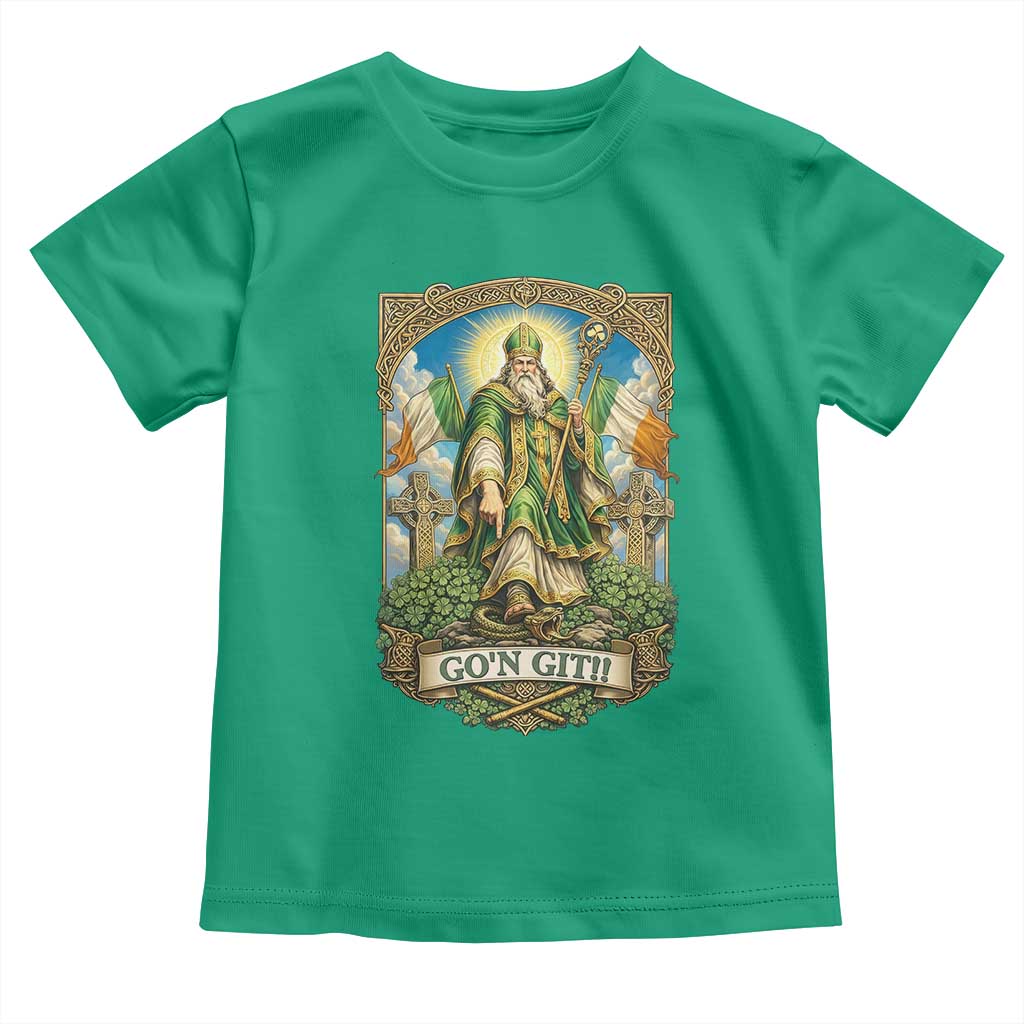 Funny Saint Patrick Go'n Git Snake Toddler T Shirt St Patricks Day