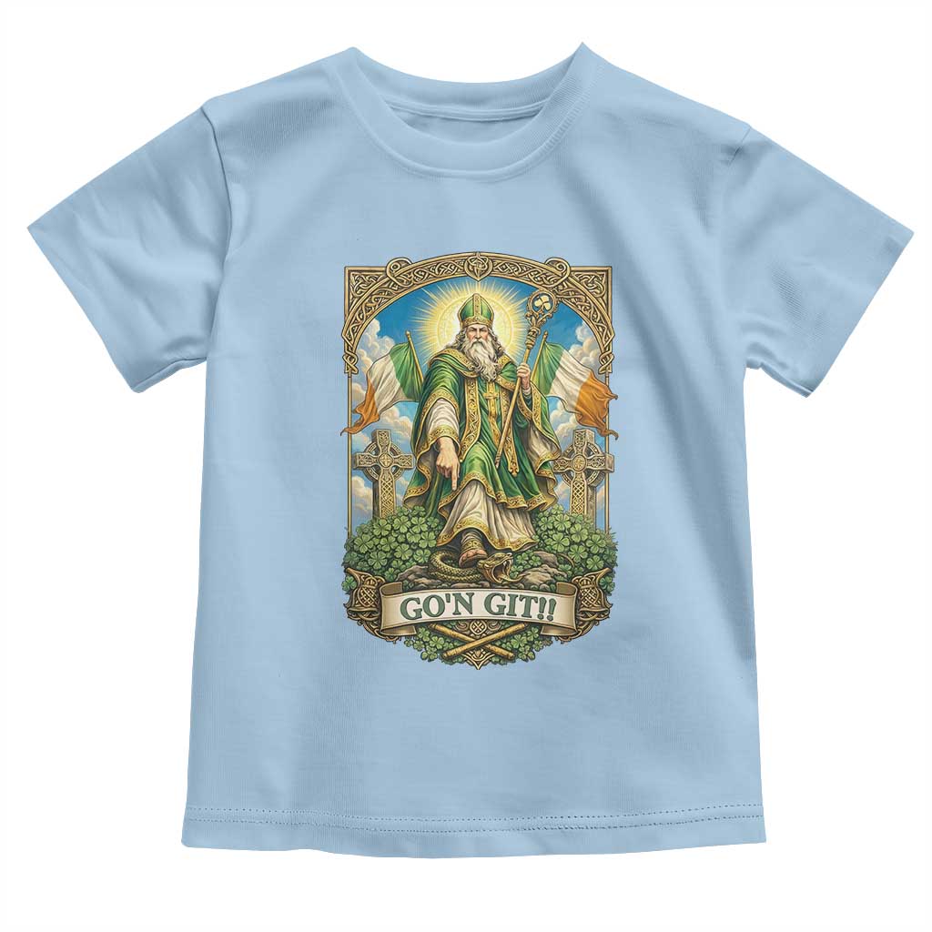Funny Saint Patrick Go'n Git Snake Toddler T Shirt St Patricks Day