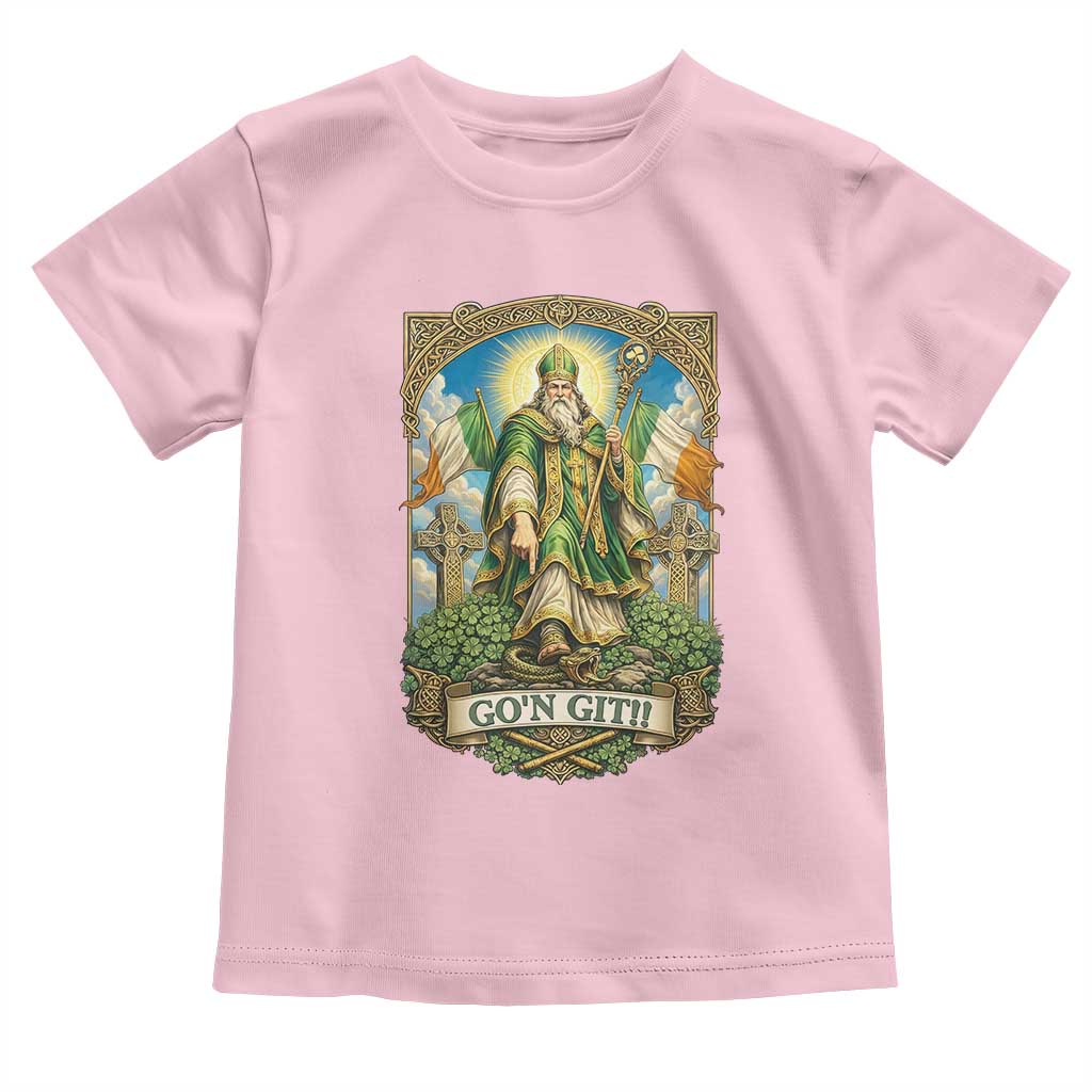 Funny Saint Patrick Go'n Git Snake Toddler T Shirt St Patricks Day
